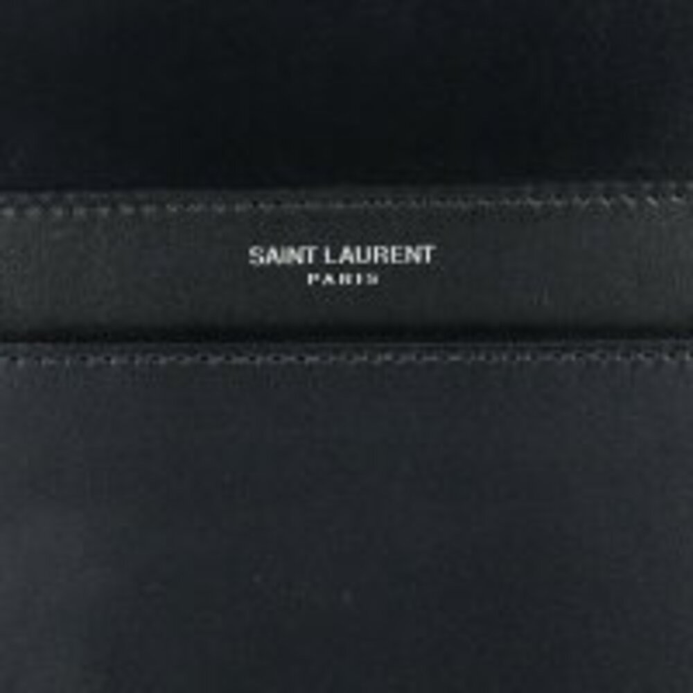 Saint Laurent YSL Solferino Crossbody Shoulder Bag Glazed Black Satchel - Picture 11 of 13